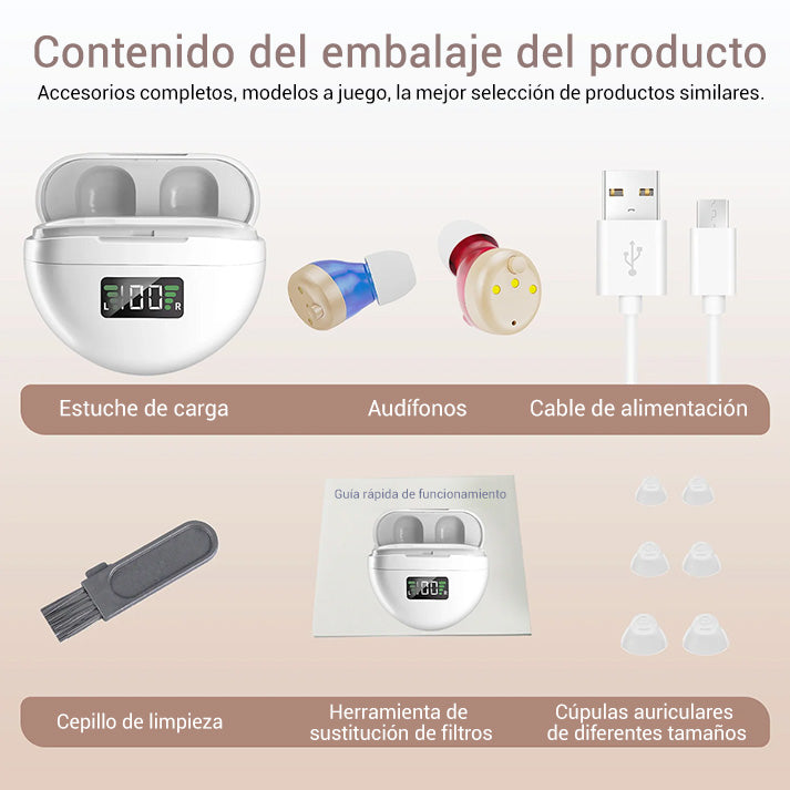 🔥 Audífonos BioHarbor® CIC: 100 % invisibles, audición 200 % más nítida 👂