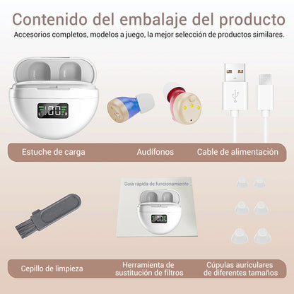 🔥 Audífonos BioHarbor® CIC: 100 % invisibles, audición 200 % más nítida 👂