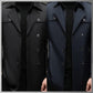 ✨ Jahresende: Günstige Angebote, tolle Stimmung! 🔥 Herren-Trenchcoat in mittlerer Länge mit herausnehmbarem Futter