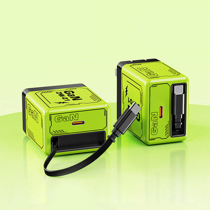 Revolutionärer Ladegerät mit Galliumnitrid【Kompatibel mit iPhone, Android-Smartphones und iPad】