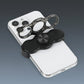 ✨ ✨ Dual-Ring Drei-Finger Handyhalter – 360° Rotation + Magnetische Halterung✨